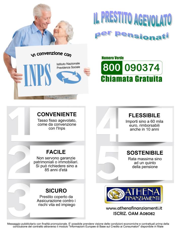 prestito agevolato pensionati